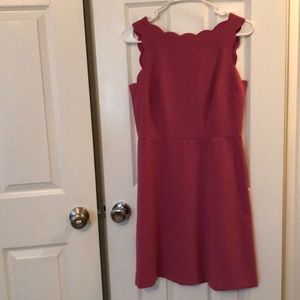 Loft scalloped dress